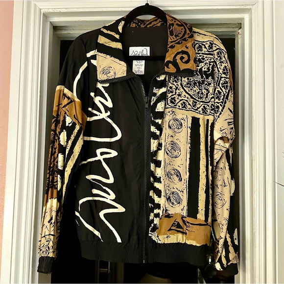 William Serbin Jackets & Blazers - Vintage Late 80s William Serbin Bomber Track Jacket - Size S EUC - Great w/Jeans